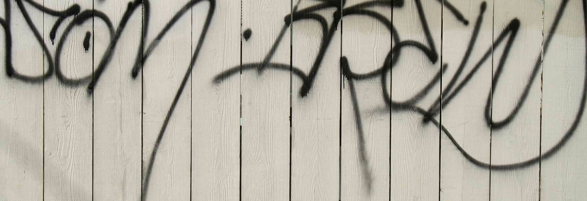 Fence with Graffiti
