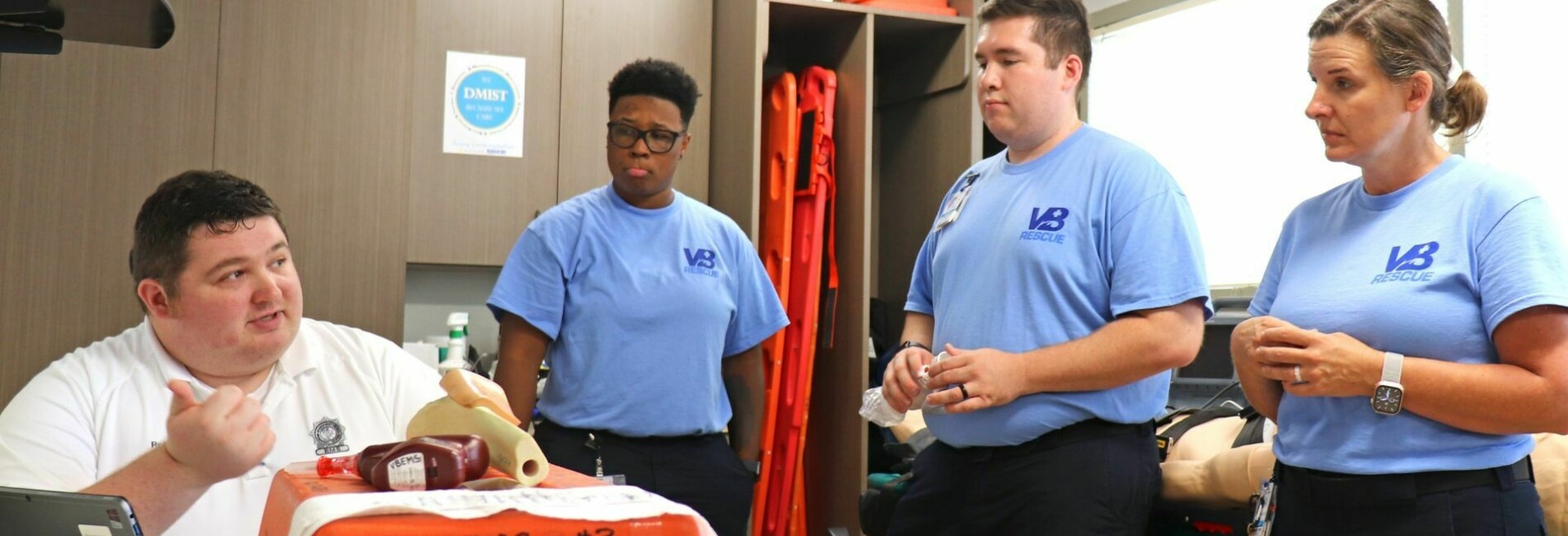 Paramedics Receiving Training