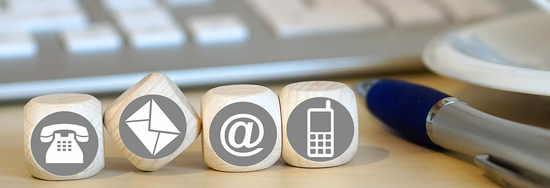 Contact Block on Desk