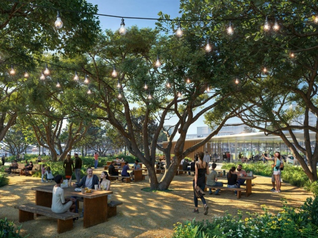 Rudee Park beach village concept rendering